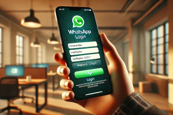 cara login WhatsApp