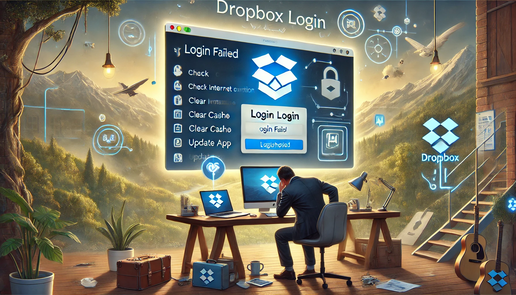 Solusi Login Dropbox